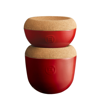  Emile Henry red salt container - 4