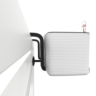  Lechuza Balconissima 40 planter with a sand brown handle - 3