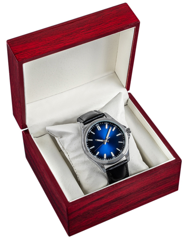 Pudełko na zegarek drewniane machoń PDR-1