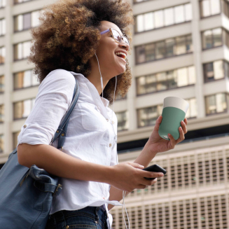 BergHOFF | Porcelanowy kubek podróżny 0.33 l - 5