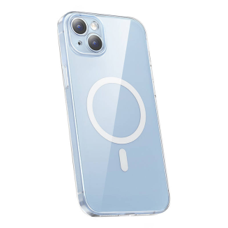 Magnetyczne Etui Baseus Crystal Series do iPhone 14 Plus + szkło hartowane - 3