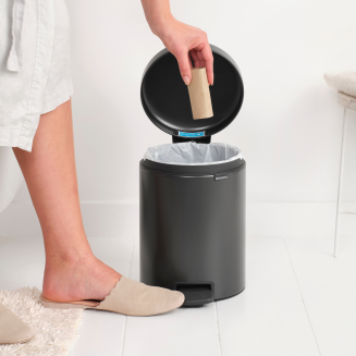 Kosz łazienkowy Brabantia NewIcon 5l Confident Grey - 11