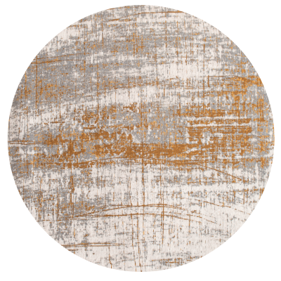  Louis de Poortere Mad Men Griff columbus gold round carpet