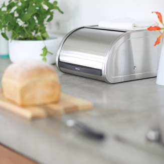  Brabantia Roll Top Medium Matt Steel bread box - 4