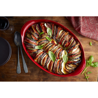  Emile Henry ovenproof dish 36 x 23 cm red - 5