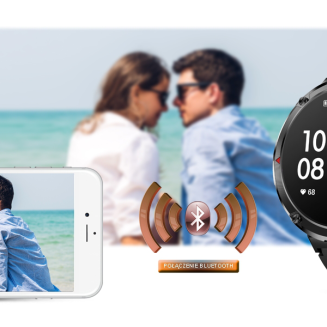 Smartwatch Gravity GT21-6 + Czerwony Pasek Silikonowy - 21