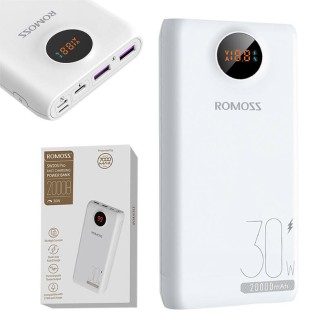 Powerbank Romoss SW20S Pro 20000mAh, 30W (biały) - 3