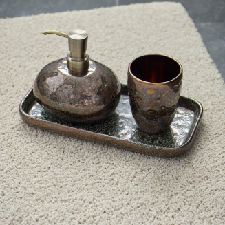  Aquanova Loa Graphite bathroom rug 60x100 cm - 4