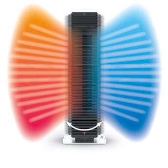 Stadler Form Paul oscillating fan heater black | BUY CHEAPER WITH A DISCOUNT CODE - 10