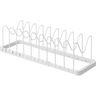  Adjustable stand for Yamazaki lids and pans, white - 2