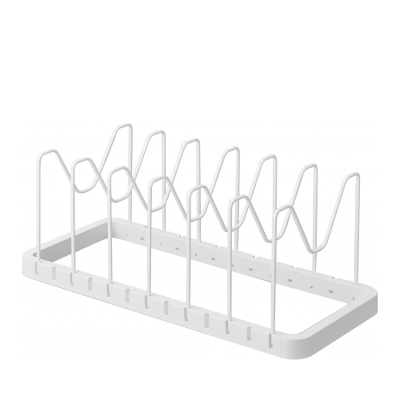  Adjustable stand for Yamazaki lids and pans, white