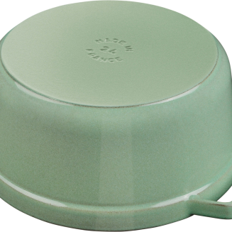  Staub round cast iron pot - 2.6 ltr, mint - 4