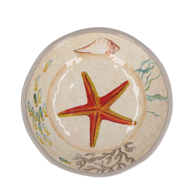  Rose&Tulipani | Set of 2 Sea Life melamine soup plates - 19.5 cm