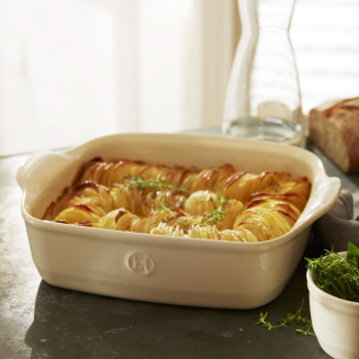  Emile Henry Ultime ovenproof dish 24x24 cm cream - 4