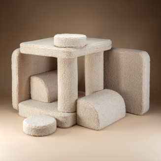  Wigiwama Settee Biscuit Children's Sofa - 10