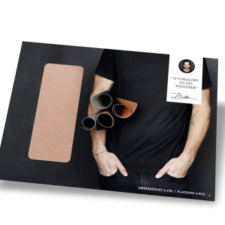  Bitz Black/Brown placemats 4 pcs. - 5