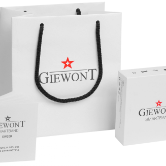 Smartwatch GIEWONT Czarno Niebieski 2 Paski GW200-7 - 12