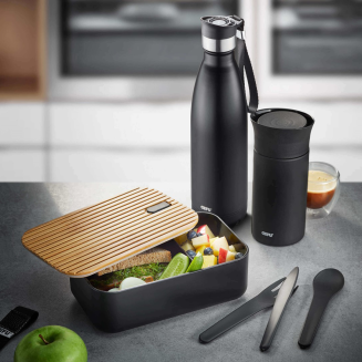 Butelka termiczna Gefu OLIMPIO czarna 500 ml - 3