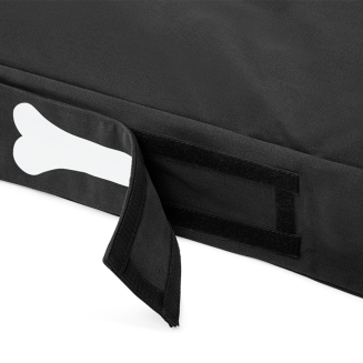 Fatboy Doggielounge Stonewashed L black bed - 3