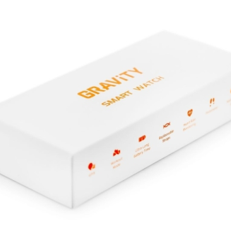 Smartwatch Gravity Srebrno Biały 2 Paski GT26-8 - 10