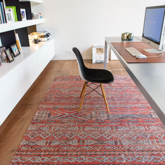  Louis de Poortere Antiquarian Kilim fez rug red - 5