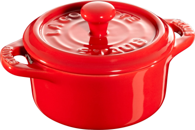  Staub Mini Cocotte Round - 200 ml, Red