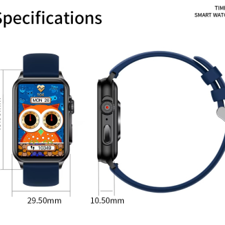 Smartwatch Damski RUBICON RNCF06 Black/Dark Blue SMARUB220 - 15