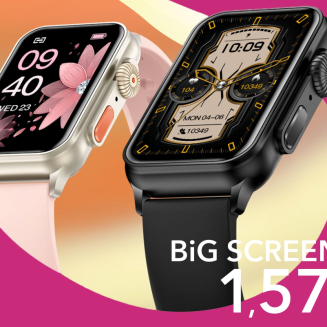 Smartwatch Damski RUBICON RNCF06 Black/Dark Blue SMARUB220 - 5