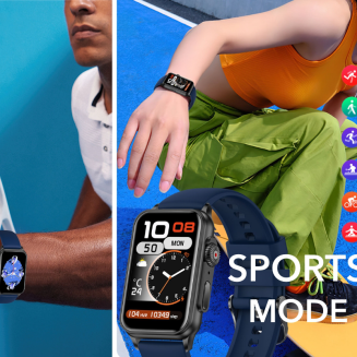 Smartwatch Damski RUBICON RNCF06 Black/Dark Blue SMARUB220 - 6