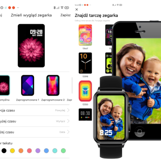 Smartwatch Damski RUBICON RNCF06 Black/Dark Blue SMARUB220 - 7