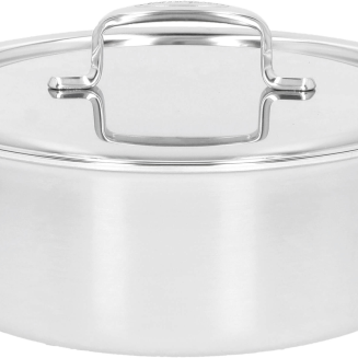  Deep frying pan with 2 handles and lid Demeyere 5-Plus - 24 cm - 5