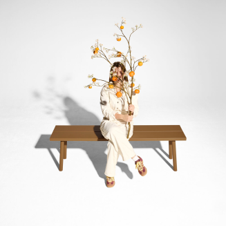 Poduszka na ławkę ogrodową Fatboy Fred's Bench Rock Grey - 5