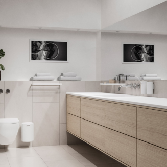 Zone Denmark Rim White Wall Toothbrush Cup - 3