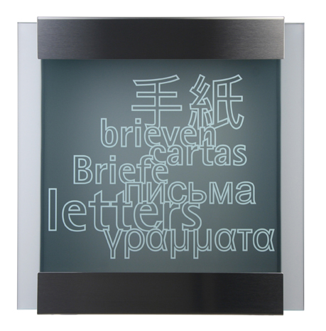  Keilbach Glasnost Letters letterbox