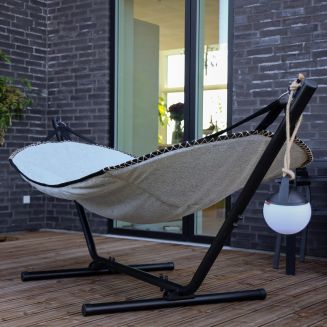  Hammock with stand SACKit Cobana Hammock set Alu Sand Melange - 5