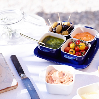  Staub appetizer set, 5 pieces - 500 ml, Blue - 2