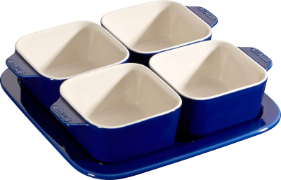  Staub appetizer set, 5 pieces - 500 ml, Blue