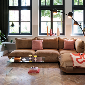 Sofa narożna Fatboy Sumo Corner Sofa Velvet Almond - 7