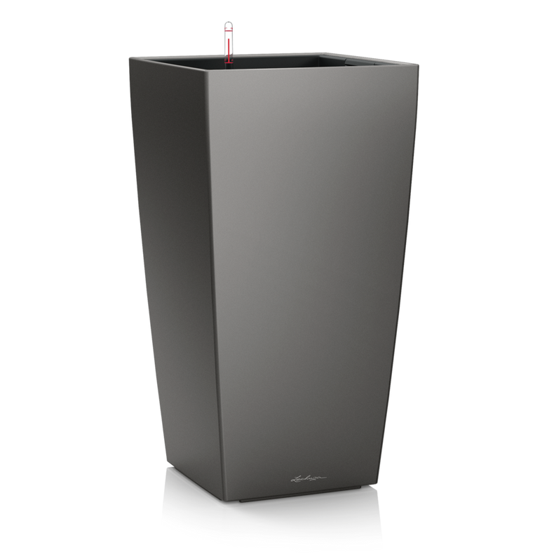  Lechuza Cubico Premium 22 flowerpot | 30 | 40 | 50 anthracite metallic