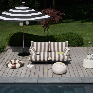 Sofa ogrodowa Fatboy Paletti Lounge Sofa Stripe Cacao - 3