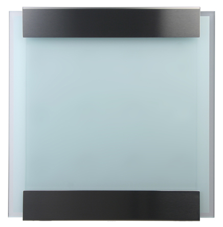  Keilbach Glasnost Glass White letterbox