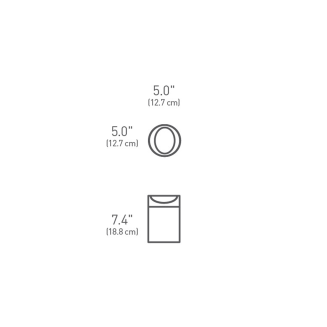  Simplehuman dressing table basket 1.5 l, white - 3