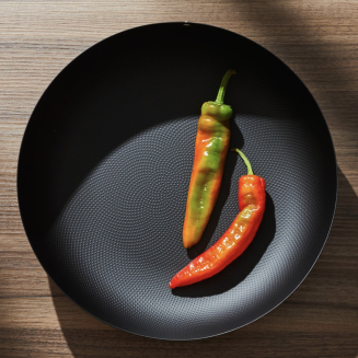 Alessi Texture fruit and snack bowl, black, 24 cm - 7