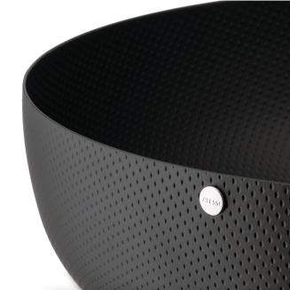 Alessi Texture fruit and snack bowl, black, 24 cm - 4