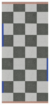 Dywan Mette Ditmer SQUARE All-Round Dark Olive 70×150 cm