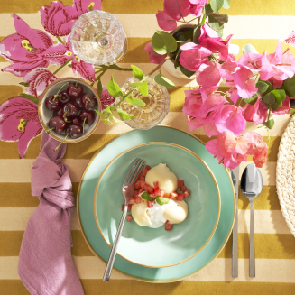  Rose&Tulipani | Set of 4 Concerto Avorio dinner plates - Ivory, 27 cm - 6