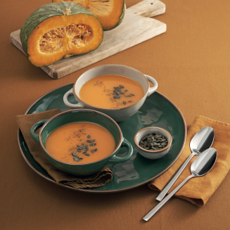  Rose&Tulipani | Set of 4 Concerto Avorio dinner plates - Ivory, 27 cm - 8