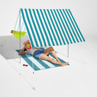  Fatboy Miasun Stripe Azur portable beach tent - 8