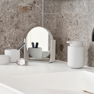 Cosmetic mirror 5x magnifying Zone Denmark Ume Soft Grey - 2