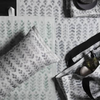  Lapuan Kankurit RUUSU X HVITTRÄSK sauna underlay white-aspen green 60x150 cm - 2